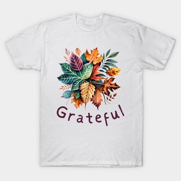 Grateful - Purple T-Shirt by Cedars and Eagles